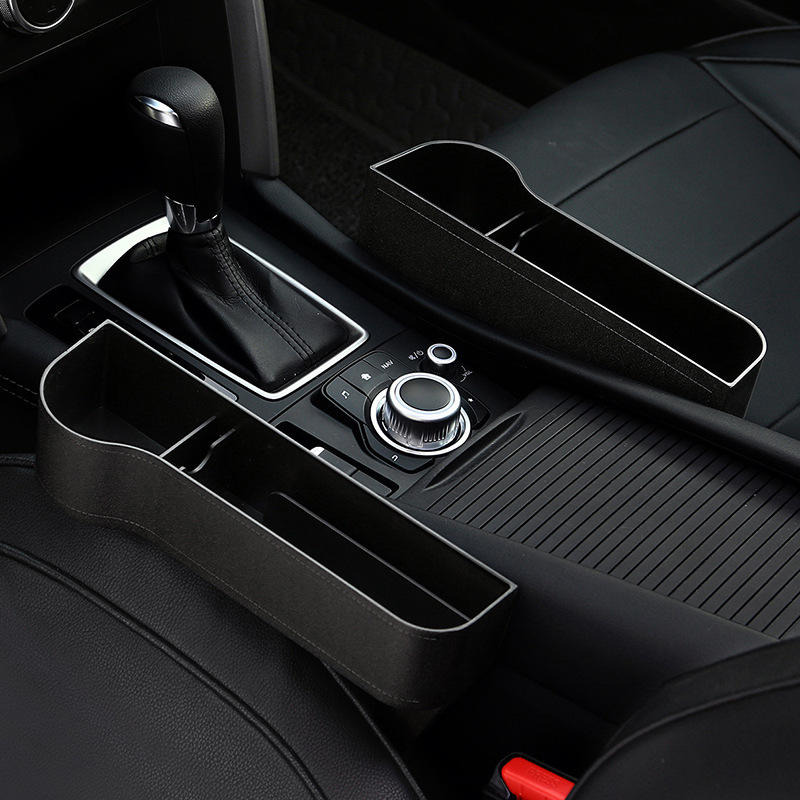 High-Quality Car Center Co<i></i>nsole Seat Between Arm Rest Organizer Cup Holder PP Car Seat Side Gap Fill