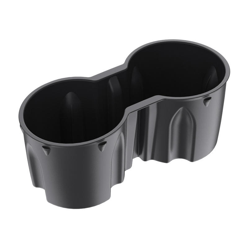 Custom Portable Dual Cup Stand Seat Side Organizer for Tesla Model 3/Y - CarClean Auto Accessory