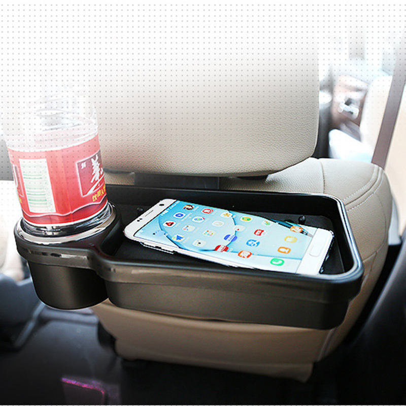 High Quality Universal Car Back Seat Headrest Drink Cup Organizer Phone Holder - Carclean Brand | Wh