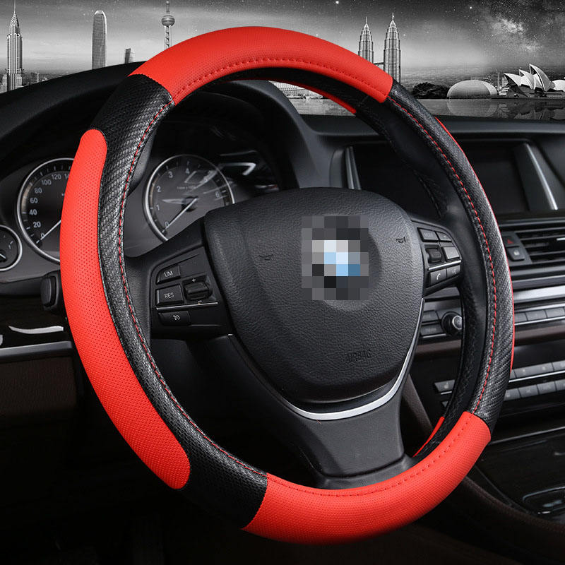 Ford Mustang Alcantara Steering Wheel Cover - Premium Grip Racing Style